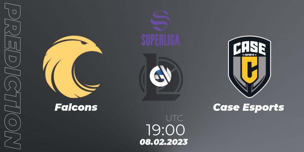 Falcons - Case Esports: Maç tahminleri. 08.02.2023 at 19:00, LoL, LVP Superliga 2nd Division Spring 2023 - Group Stage