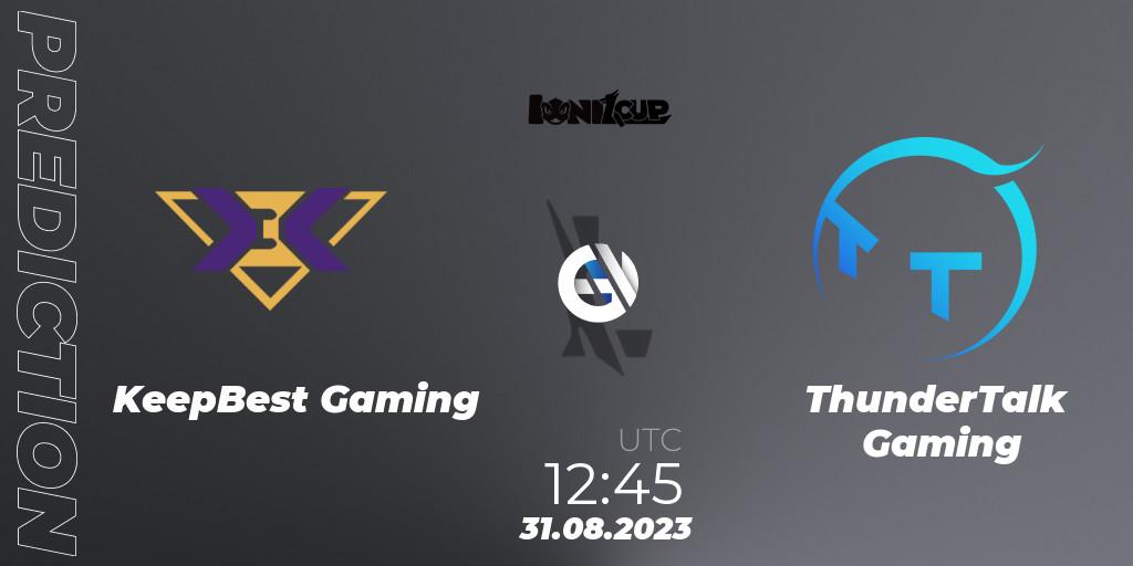 KeepBest Gaming - ThunderTalk Gaming: Maç tahminleri. 31.08.2023 at 12:45, Wild Rift, Ionia Cup 2023 - WRL CN Qualifiers