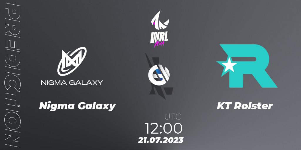Nigma Galaxy - KT Rolster: Maç tahminleri. 21.07.2023 at 12:00, Wild Rift, WRL Asia 2023 - Season 1 - Finals