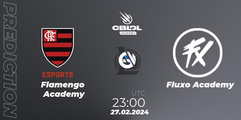 Flamengo Academy - Fluxo Academy: Maç tahminleri. 27.02.2024 at 23:00, LoL, CBLOL Academy Split 1 2024