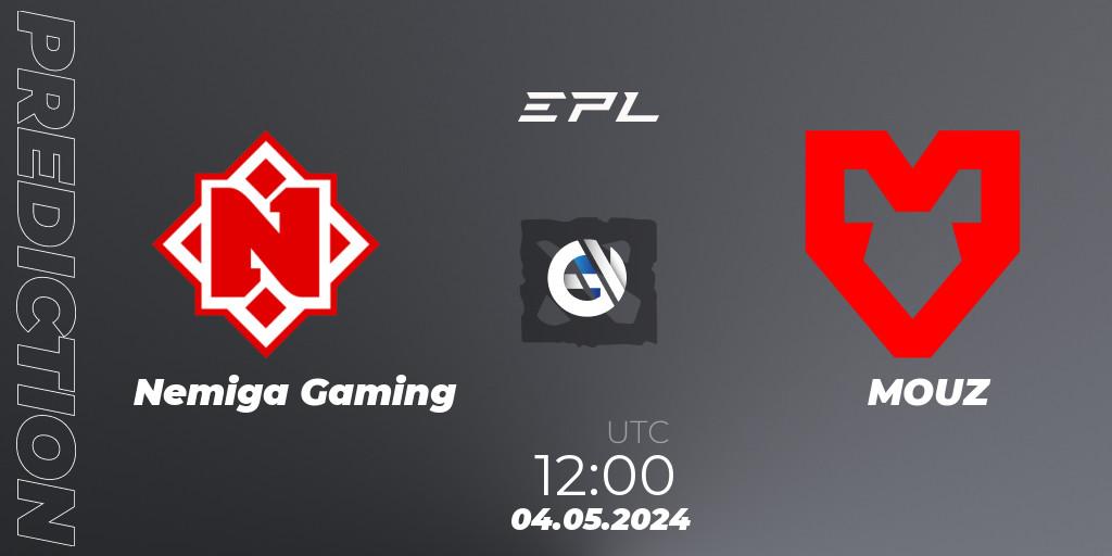 Nemiga Gaming - MOUZ: Maç tahminleri. 04.05.2024 at 12:00, Dota 2, European Pro League Season 18