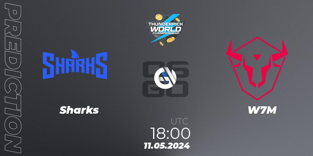 Sharks - W7M: Maç tahminleri. 11.05.2024 at 18:00, Counter-Strike (CS2), Thunderpick World Championship 2024: South American Series #1