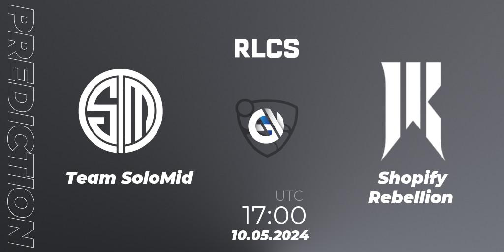 Team SoloMid - Shopify Rebellion: Maç tahminleri. 10.05.2024 at 17:00, Rocket League, RLCS 2024 - Major 2: NA Open Qualifier 5