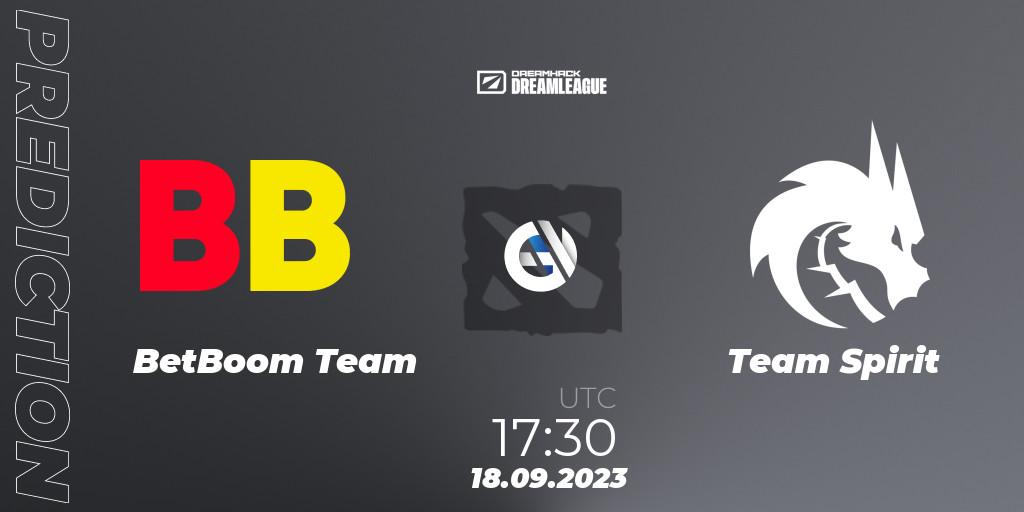 BetBoom Team - Team Spirit: Maç tahminleri. 18.09.2023 at 17:45, Dota 2, DreamLeague Season 21