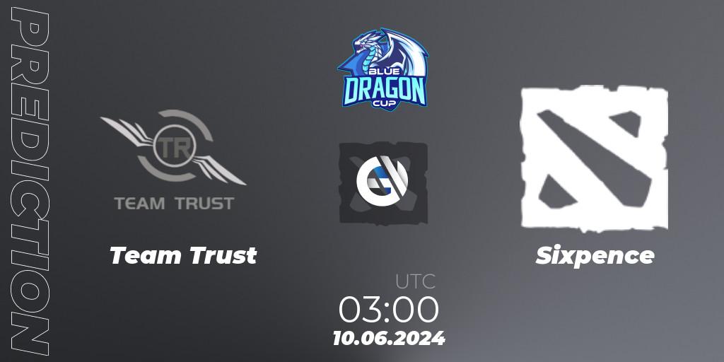 Team Trust - Sixpence: Maç tahminleri. 13.06.2024 at 03:00, Dota 2, Blue Dragon Cup