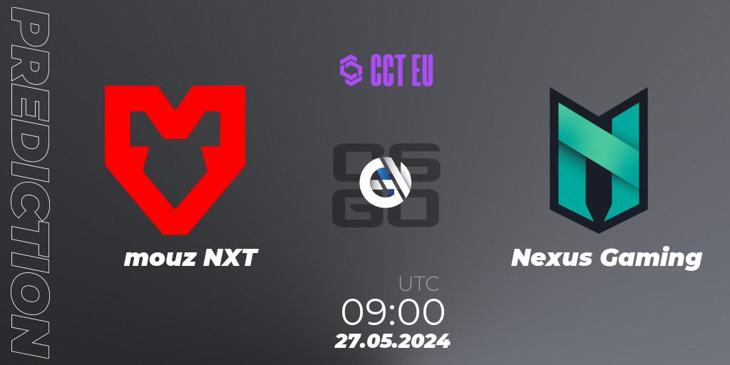 mouz NXT - Nexus Gaming: Maç tahminleri. 27.05.2024 at 09:00, Counter-Strike (CS2), CCT Season 2 Europe Series 4