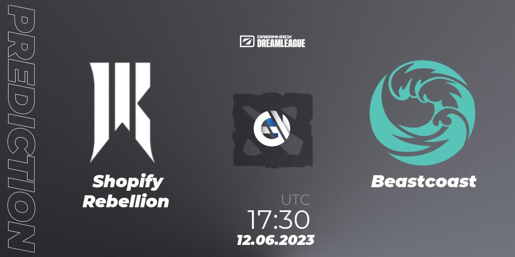Shopify Rebellion - Beastcoast: Maç tahminleri. 12.06.23, Dota 2, DreamLeague Season 20 - Group Stage 1
