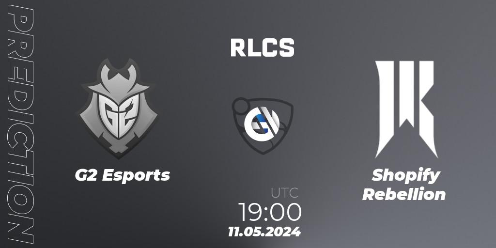 G2 Esports - Shopify Rebellion: Maç tahminleri. 11.05.2024 at 19:00, Rocket League, RLCS 2024 - Major 2: NA Open Qualifier 5