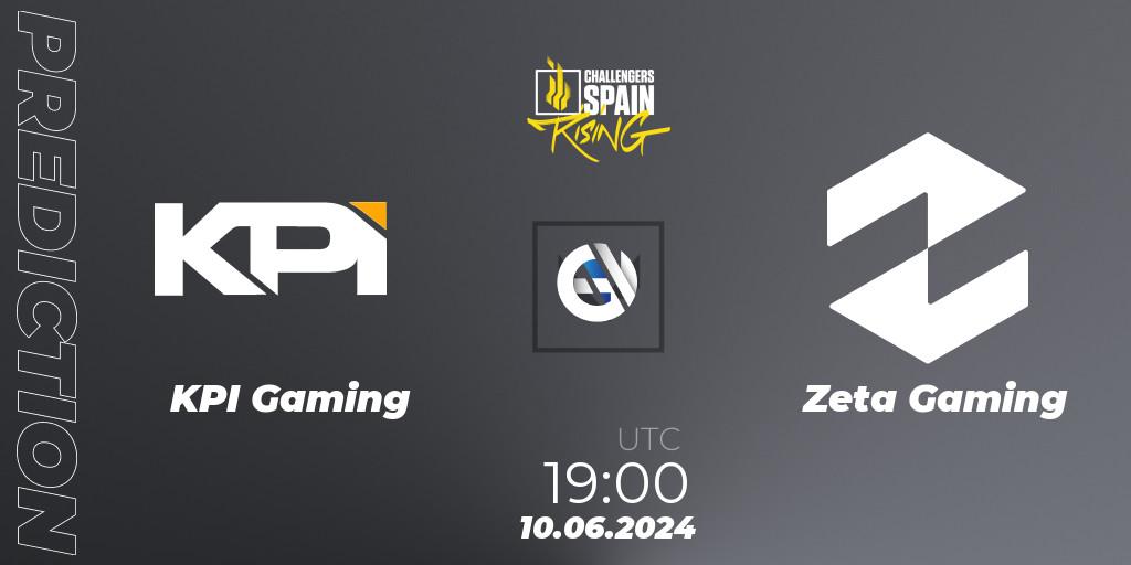 KPI Gaming - Zeta Gaming: Maç tahminleri. 10.06.2024 at 19:00, VALORANT, VALORANT Challengers 2024 Spain: Rising Split 2