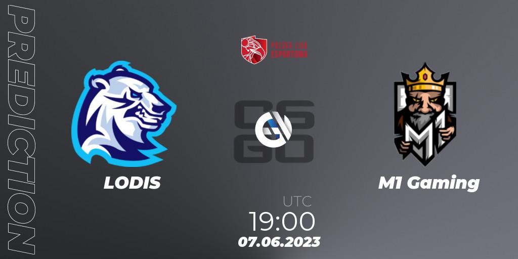 LODIS - M1 Gaming: Maç tahminleri. 07.06.2023 at 19:00, Counter-Strike (CS2), Polish Esports League 2023 Split 2