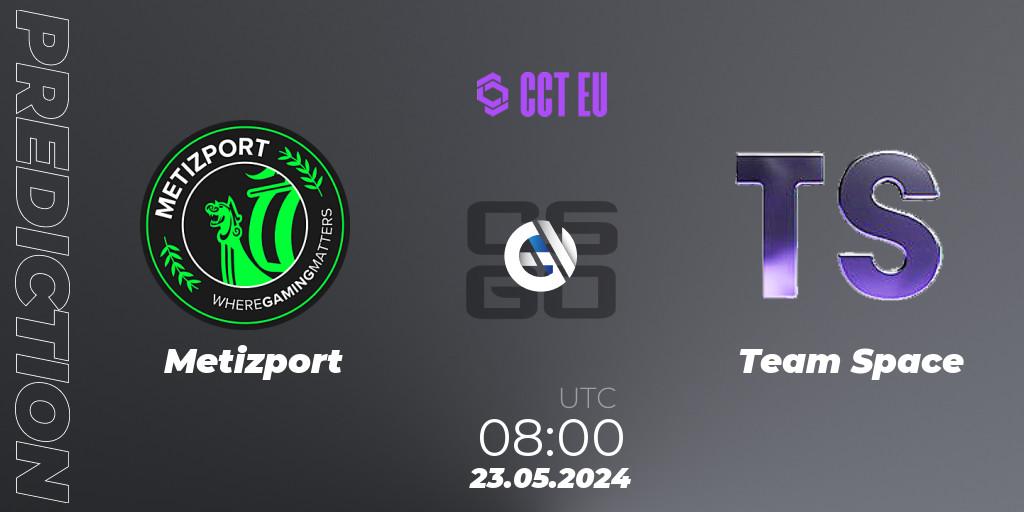 Metizport - Team Space: Maç tahminleri. 23.05.2024 at 08:00, Counter-Strike (CS2), CCT Season 2 European Series #3