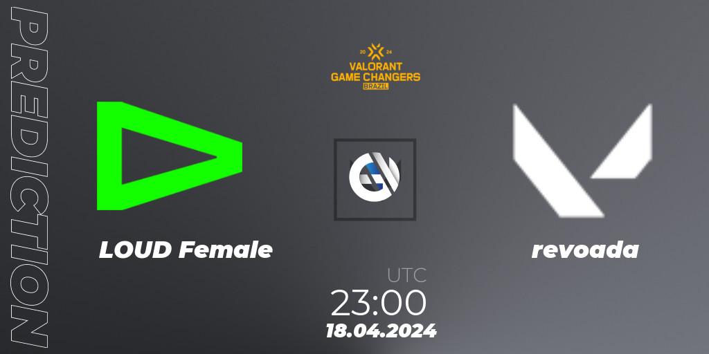 LOUD Female - revoada: Maç tahminleri. 18.04.24, VALORANT, VCT 2024: Game Changers Brazil Series 1