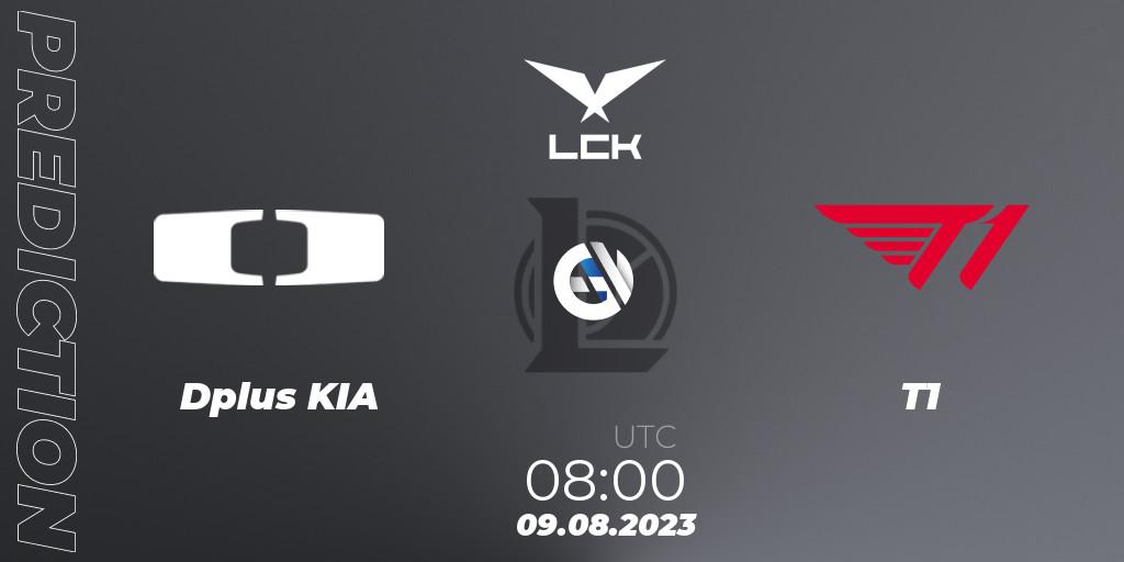 Dplus KIA - T1: Maç tahminleri. 09.08.23, LoL, LCK Summer 2023 - Playoffs
