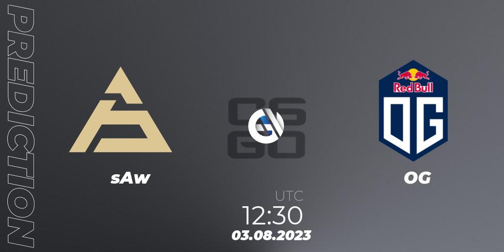 sAw - OG: Maç tahminleri. 03.08.2023 at 12:30, Counter-Strike (CS2), CCT 2023 Online Finals 2