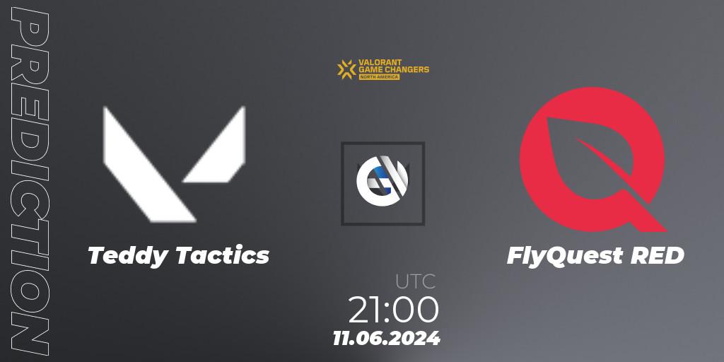 Teddy Tactics - FlyQuest RED: Maç tahminleri. 11.06.2024 at 21:00, VALORANT, VCT 2024: Game Changers North America Series 2
