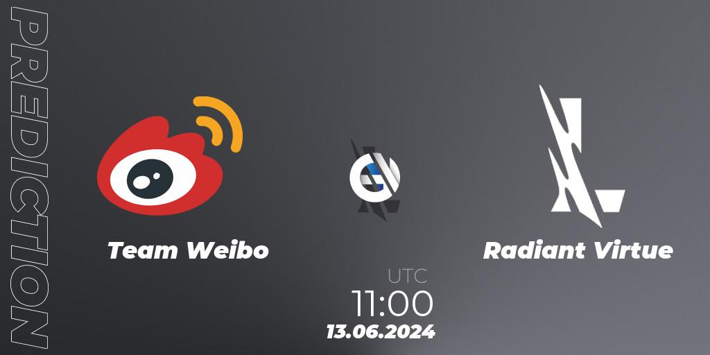 Team Weibo - Radiant Virtue: Maç tahminleri. 13.06.2024 at 11:00, Wild Rift, Wild Rift Super League Summer 2024 - 5v5 Tournament Group Stage