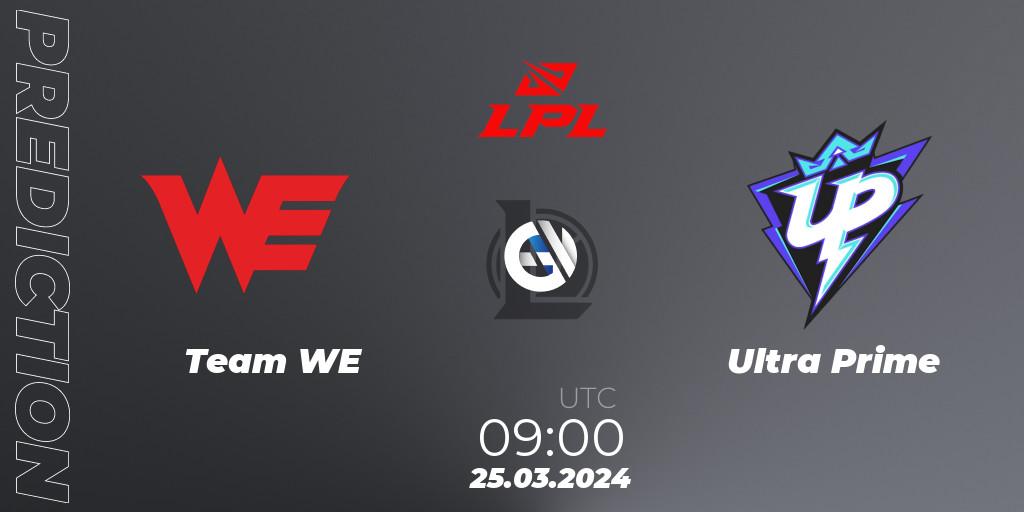 Team WE - Ultra Prime: Maç tahminleri. 25.03.24, LoL, LPL Spring 2024 - Group Stage