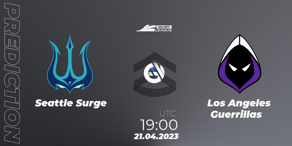 Seattle Surge - Los Angeles Guerrillas: Maç tahminleri. 21.04.2023 at 19:00, Call of Duty, Call of Duty League 2023: Stage 4 Major