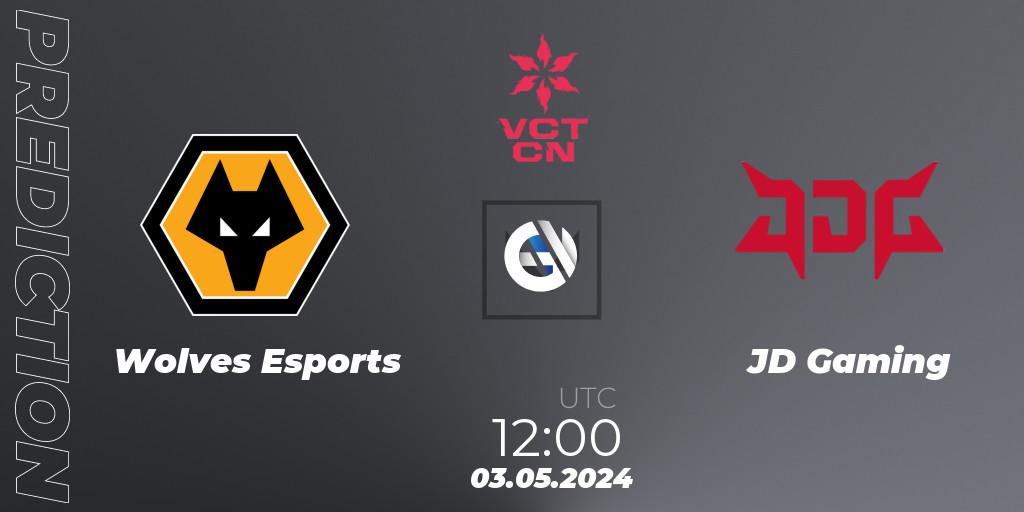 Wolves Esports - JD Gaming: Maç tahminleri. 03.05.2024 at 11:10, VALORANT, VALORANT Champions Tour China 2024: Stage 1 - Group Stage