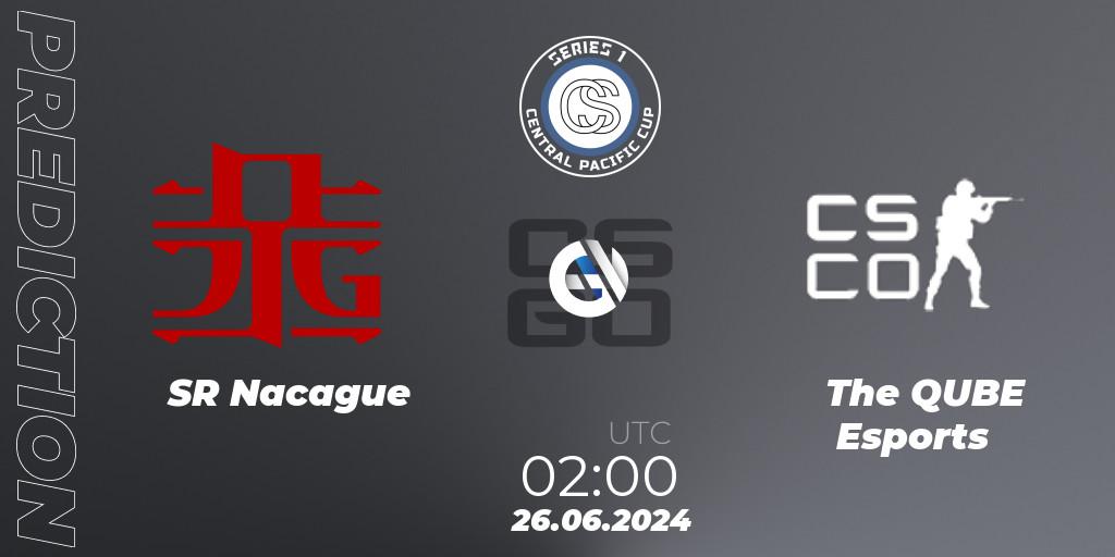 SR Nacague - The QUBE Esports: Maç tahminleri. 26.06.2024 at 02:00, Counter-Strike (CS2), Central Pacific Cup: Series 1