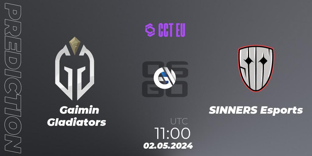 Gaimin Gladiators - SINNERS Esports: Maç tahminleri. 02.05.24, CS2 (CS:GO), CCT Season 2 Europe Series 1