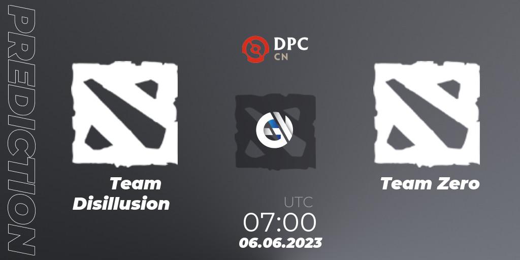 Team Disillusion - Team Zero: Maç tahminleri. 06.06.23, Dota 2, DPC 2023 Tour 3: CN Division II (Lower)