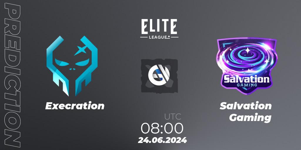 Execration - Salvation Gaming: Maç tahminleri. 24.06.2024 at 08:45, Dota 2, Elite League Season 2: Southeast Asia Closed Qualifier