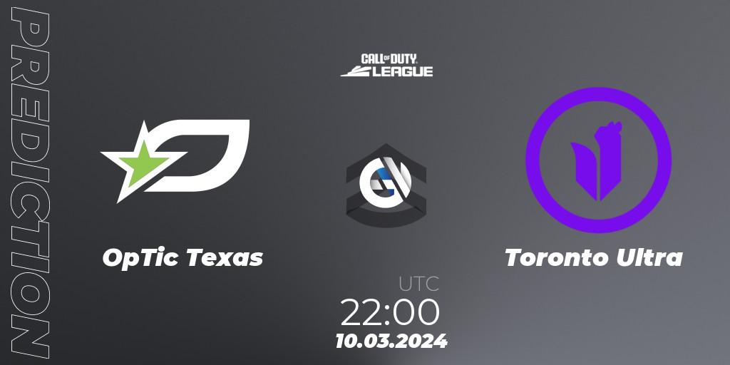OpTic Texas - Toronto Ultra: Maç tahminleri. 10.03.24, Call of Duty, Call of Duty League 2024: Stage 2 Major Qualifiers