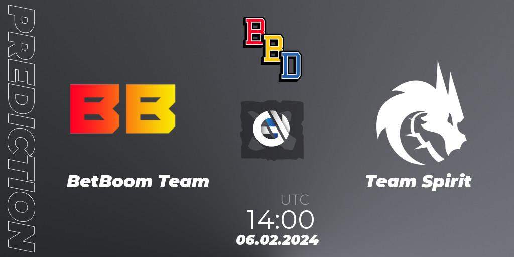 BetBoom Team - Team Spirit: Maç tahminleri. 06.02.24, Dota 2, BetBoom Dacha Dubai 2024