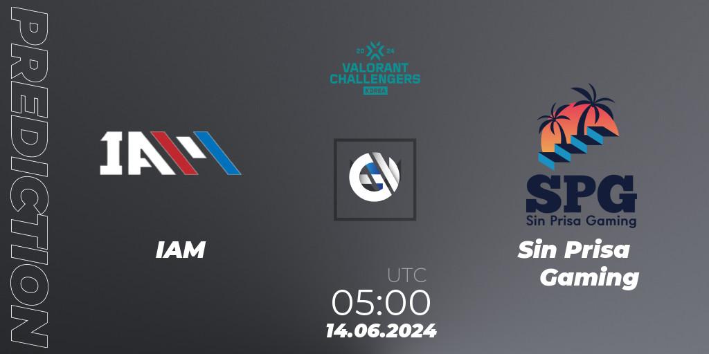 IAM - Sin Prisa Gaming: Maç tahminleri. 14.06.2024 at 05:00, VALORANT, VALORANT Challengers 2024 Korea: Split 2