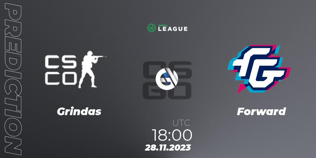 Grindas - Forward: Maç tahminleri. 28.11.23, CS2 (CS:GO), ESEA Season 47: Advanced Division - Europe
