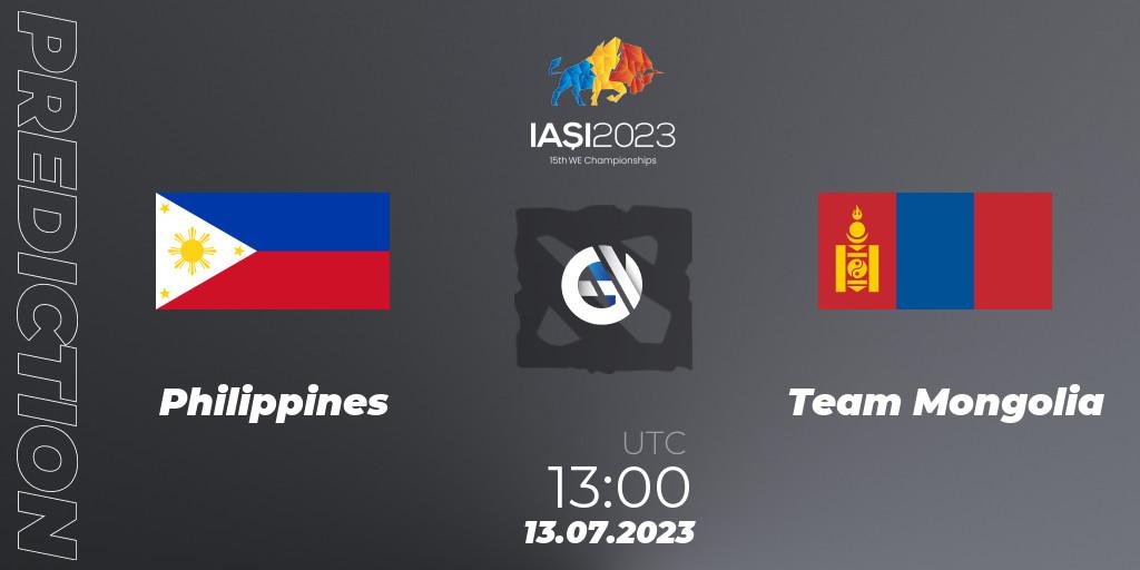 Philippines - Team Mongolia: Maç tahminleri. 13.07.2023 at 12:28, Dota 2, Gamers8 IESF Asian Championship 2023