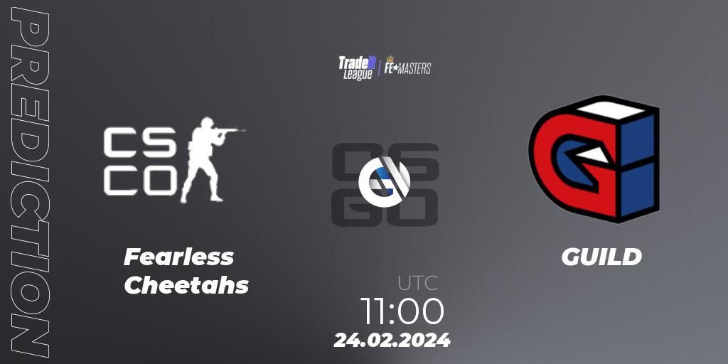 Fearless Cheetahs - GUILD: Maç tahminleri. 24.02.2024 at 11:00, Counter-Strike (CS2), Tradeit League FE Masters #1