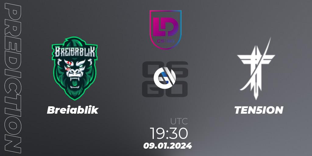Breiðablik - TEN5ION: Maç tahminleri. 09.01.2024 at 19:30, Counter-Strike (CS2), Icelandic Esports League Season 8: Regular Season