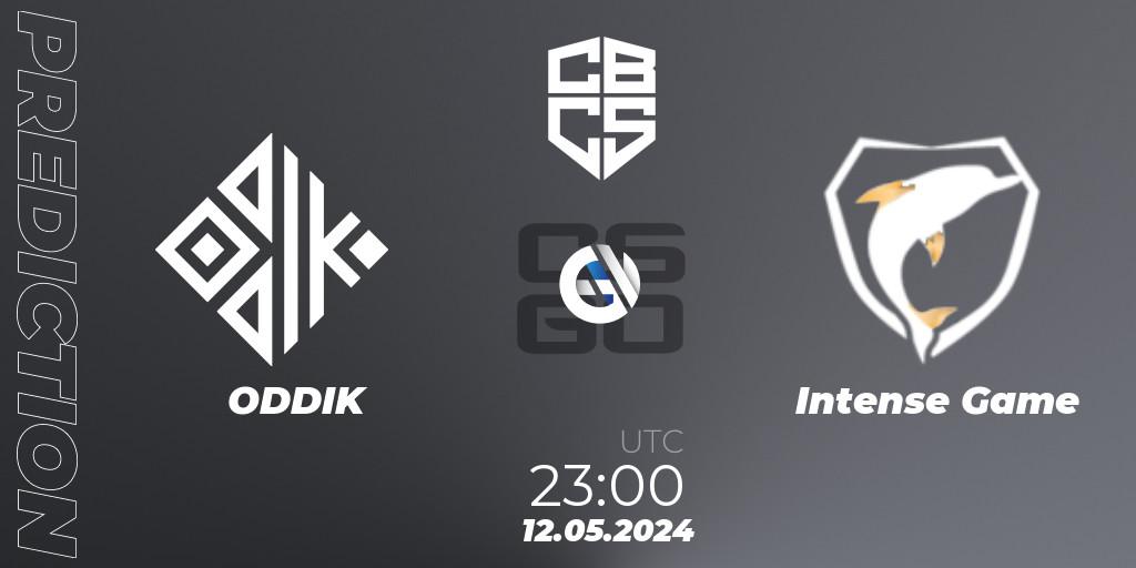 ODDIK - Intense Game: Maç tahminleri. 12.05.2024 at 20:00, Counter-Strike (CS2), CBCS Season 4