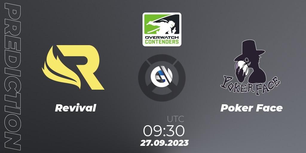 Revival - Poker Face: Maç tahminleri. 27.09.2023 at 09:30, Overwatch, Overwatch Contenders 2023 Spring Series: Korea - Regular Season