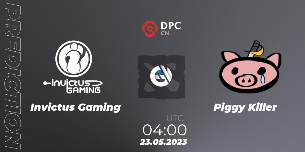 Invictus Gaming - Piggy Killer: Maç tahminleri. 23.05.2023 at 04:04, Dota 2, DPC 2023 Tour 3: CN Division I (Upper)