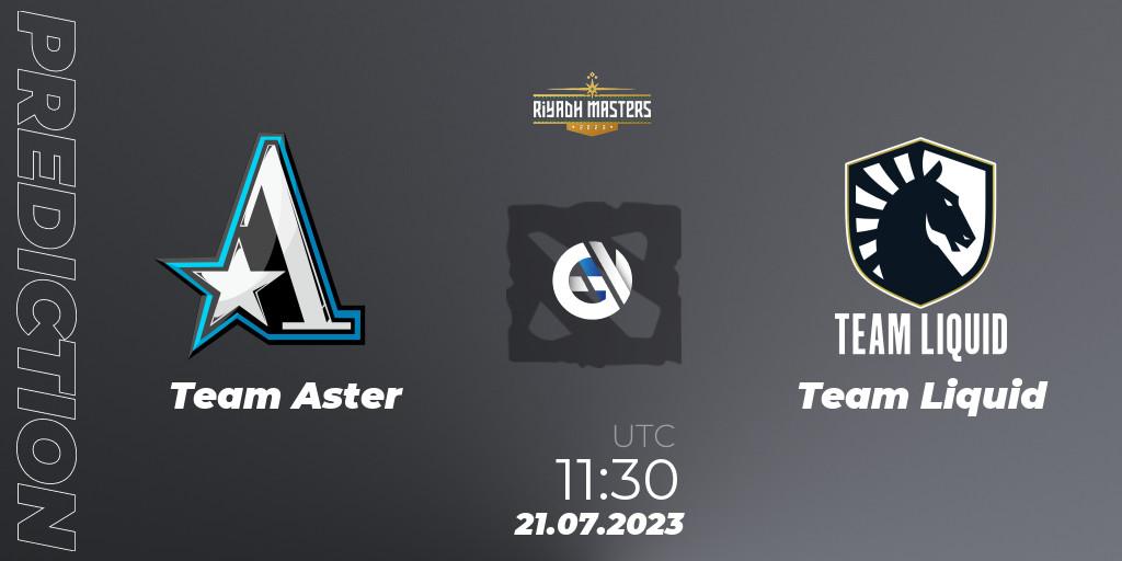 Team Aster - Team Liquid: Maç tahminleri. 21.07.2023 at 12:06, Dota 2, Riyadh Masters 2023 - Group Stage