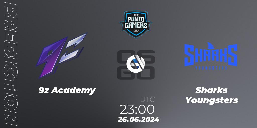 9z Academy - Sharks Youngsters: Maç tahminleri. 27.06.2024 at 23:00, Counter-Strike (CS2), Punto Gamers Cup 2024