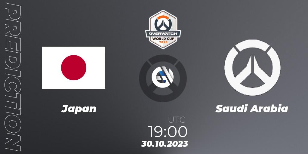 Japan - Saudi Arabia: Maç tahminleri. 30.10.2023 at 19:00, Overwatch, Overwatch World Cup 2023