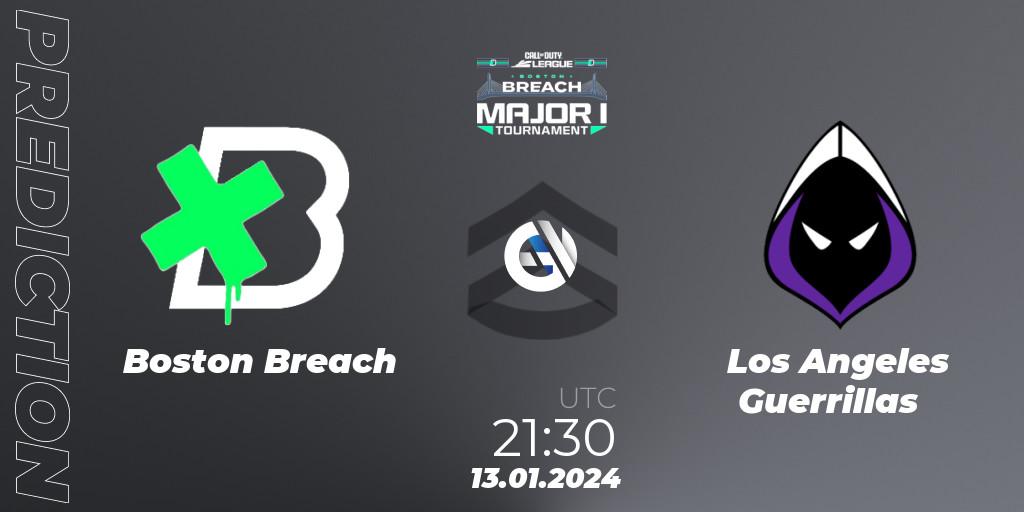 Boston Breach - Los Angeles Guerrillas: Maç tahminleri. 13.01.2024 at 21:45, Call of Duty, Call of Duty League 2024: Stage 1 Major Qualifiers