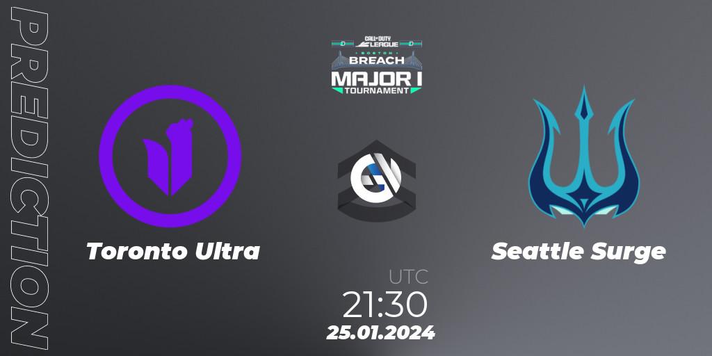 Toronto Ultra - Seattle Surge: Maç tahminleri. 25.01.2024 at 21:30, Call of Duty, Call of Duty League 2024: Stage 1 Major