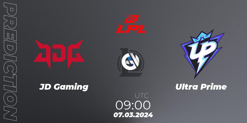 JD Gaming - Ultra Prime: Maç tahminleri. 07.03.24, LoL, LPL Spring 2024 - Group Stage