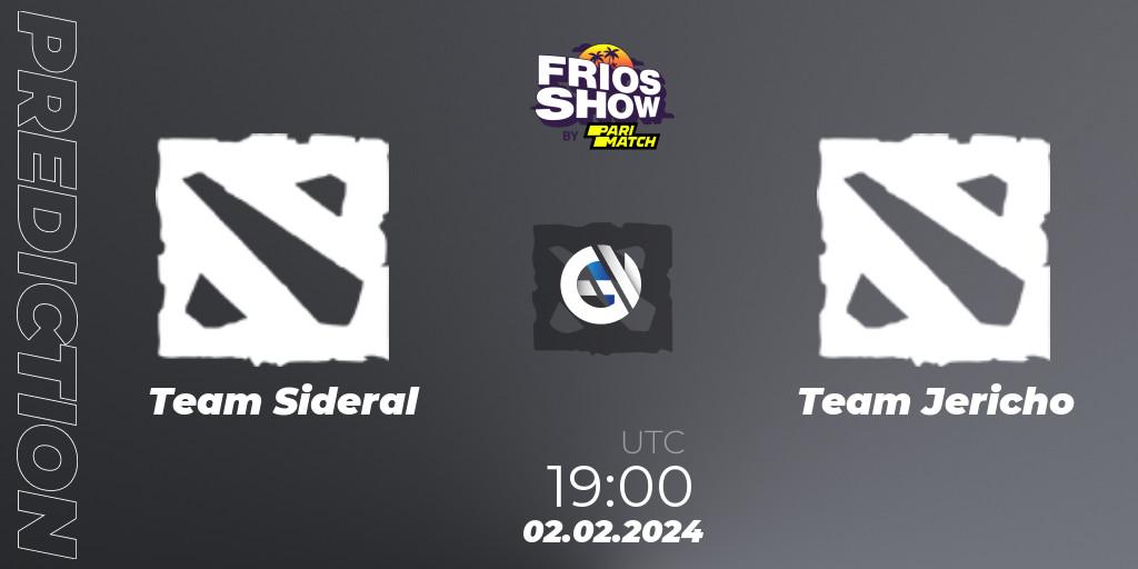 Team Sideral - Team Jericho: Maç tahminleri. 02.02.2024 at 19:00, Dota 2, Frios Show 2