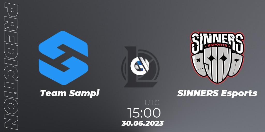 Team Sampi - SINNERS Esports: Maç tahminleri. 06.06.2023 at 16:00, LoL, Hitpoint Masters Summer 2023 - Group Stage
