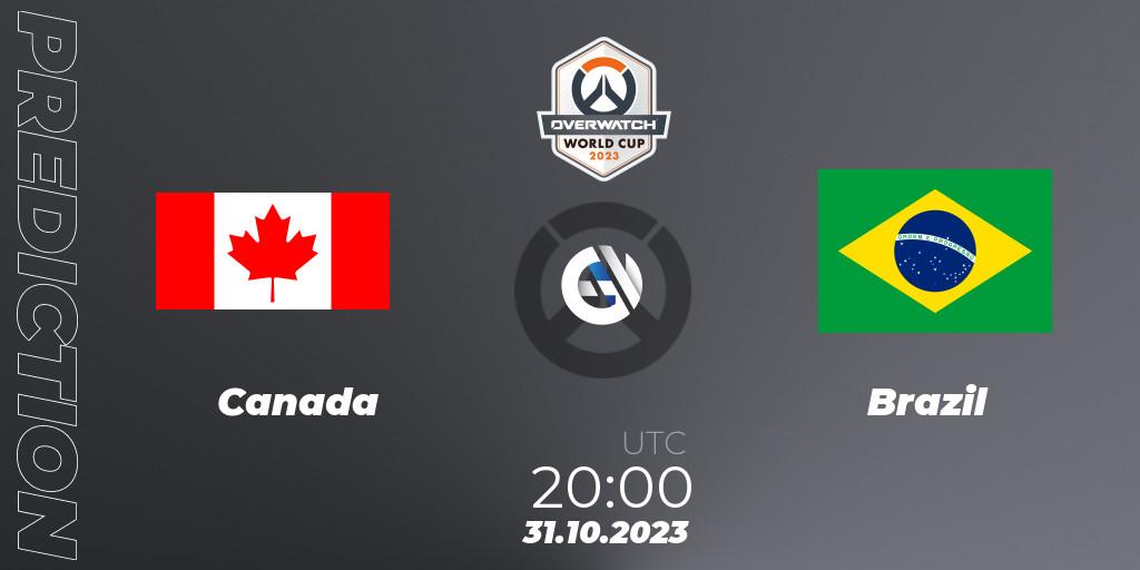 Canada - Brazil: Maç tahminleri. 31.10.2023 at 20:00, Overwatch, Overwatch World Cup 2023
