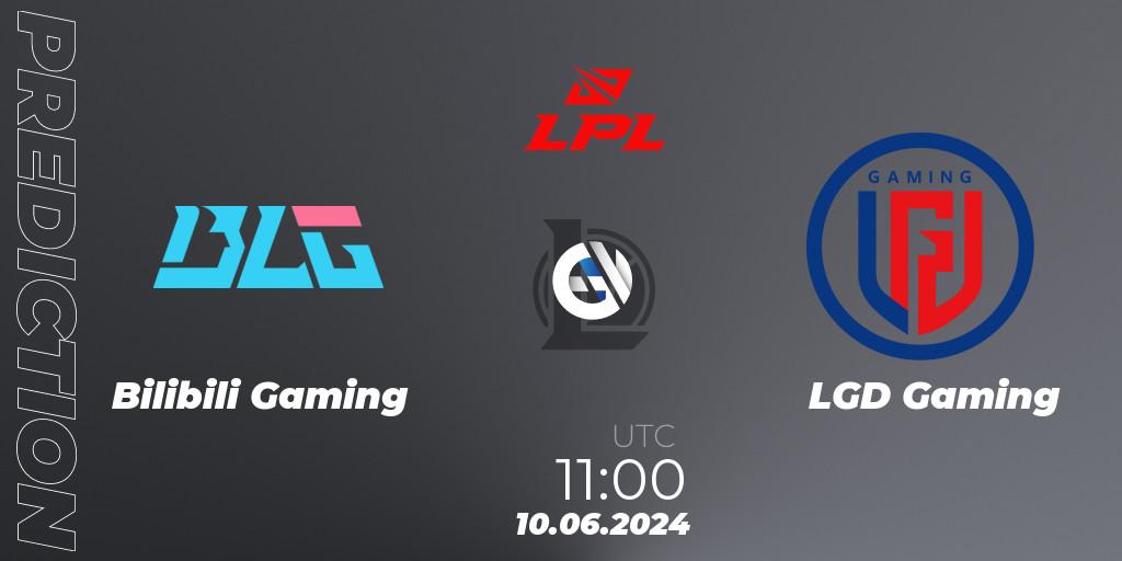 Bilibili Gaming - LGD Gaming: Maç tahminleri. 10.06.2024 at 11:00, LoL, LPL 2024 Summer - Group Stage