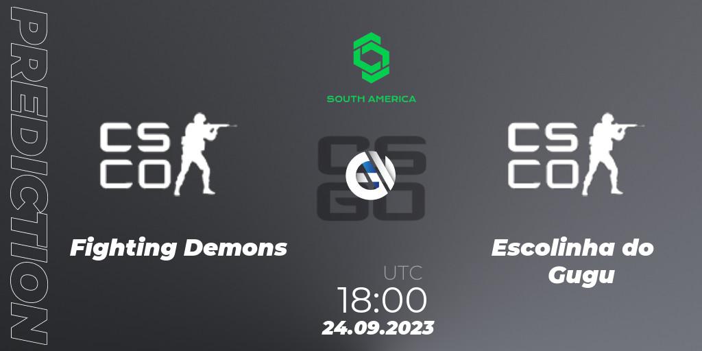 Fighting Demons - Escolinha do Gugu: Maç tahminleri. 24.09.2023 at 18:00, Counter-Strike (CS2), CCT South America Series #12: Open Qualifier