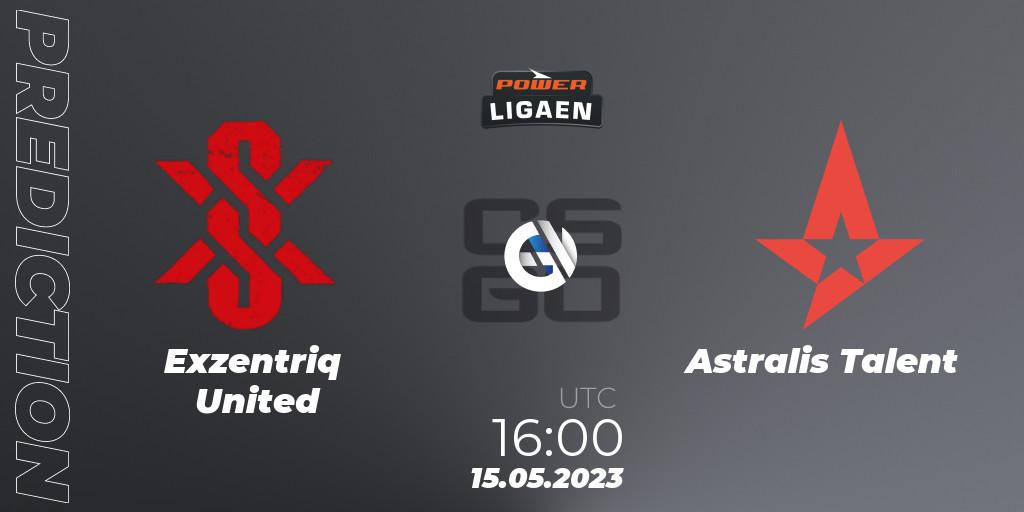 Exzentriq United - Astralis Talent: Maç tahminleri. 16.05.2023 at 19:00, Counter-Strike (CS2), Dust2.dk Ligaen Season 23