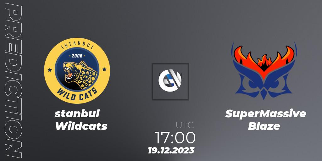 İstanbul Wildcats - SuperMassive Blaze: Maç tahminleri. 19.12.23, VALORANT, Open Fire All Stars 2023